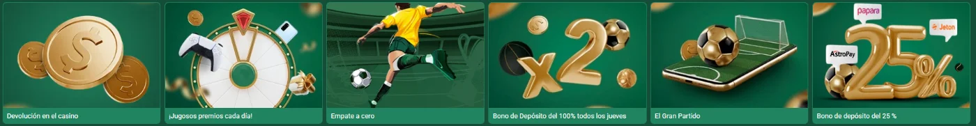 Bono de bienvenida 